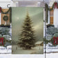 Christmas Tree In The Forest Winter, Christmas Tree Garden Flag - House Flag, Gift For Christmas Tree Lovers