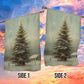 Christmas Tree In The Forest Winter, Christmas Tree Garden Flag - House Flag, Gift For Christmas Tree Lovers