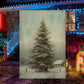 Christmas Tree In The Forest Winter, Christmas Tree Garden Flag - House Flag, Gift For Christmas Tree Lovers