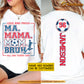 Personalized Soccer Mom Two-sided T-shirt, Loud Proud All Day Every Day Tees Gift For Soccer Lovers