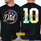 Personalized Soccer Dad Two-sided T-shirt, Crazy Proud Always Loud Sport Tees Father's Day Gift For Soccer Lover