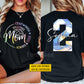 Personalized Volleyball Mom Two-side T-shirt, Always Loud Crazy Proud Tees Mother's Day Gift For Volleyball Lovers