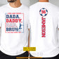 Personalized Soccer Dad Two-sided T-shirt, Soccer Dad Mode All Day Tees Father's Day Gift For Soccer Lovers