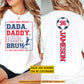 Personalized Soccer Dad Two-sided T-shirt, Soccer Dad Mode All Day Tees Father's Day Gift For Soccer Lovers