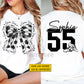 Personalized Soccer Mom Two-sided T-shirt, Soccer Game Day Tees Gift For Soccer Lovers