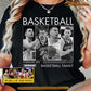 Personalized Basketball T-shirt, Basketball Family Sport Tees Gift For Basketball Lover