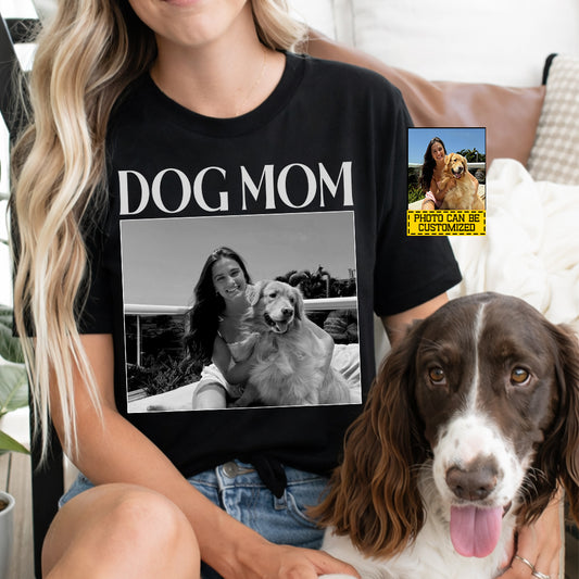Personalized Dog Mom T-shirt, Dog's Mom Tees Mother's Day Gift For Dog Lovers