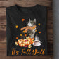 Cute Cat Thanksgiving T-shirt, It's Fall Y'all, Gift For Cat Lovers, Cat Tees, Cat Owners