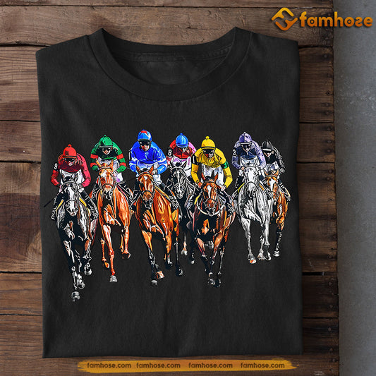 Kentucky Derby Day Horse Racing T-shirt, Let's Race, Gift For Horse Racing Lovers, Horse Racing Tees