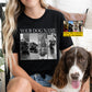 Personalized Dog T-shirt, Dog Photo Collage Tees Gift For Dog Lovers