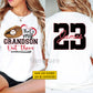 Personalized Baseball Gigi Two-sided T-shirt, That's My Grandson Out There Tees Gift For Baseball Lovers