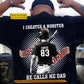 Personalized Baseball Dad Son Backside T-shirt, I Created A Monster He Calls Me Dad Tees Father's Day Gift For Baseball Lovers