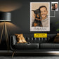 Personalized Dog Dad Canvas Painting, Pet And Owner Portrait Wall Art Decor, Poster Gift For Dog Lovers