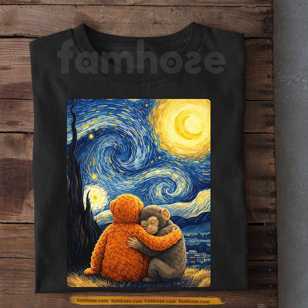 Punch The Monkey Backside T-shirt, Motivational Support Monkey Tees