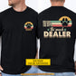 Vintage Personalized Dog Dad Two-sided T-shirt, Dog Dad The Snack Dealer Tees Father's Day Gift For Dog Lovers