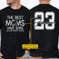 Personalized Hockey Mom Two-sided T-shirt, The Best Moms Have Sons Who Are Hockey Players Sport Tees Gift For Hockey Lovers