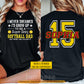 Funny Personalized Softball Dad Two-sided T-shirt, I Never Dreamed I'd Grow Up Sport Tees Father's Day Gift For Softball Lovers