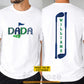 Personalized Golf Dad Two-sided T-shirt, Dada Tees Father's Day Gift For Golf Lovers