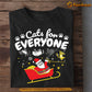 Cat Christmas T-shirt, Cats For Everyone Cats Pulling Santa, Gift For Cat Lovers, Cat Tees, Cat Owners