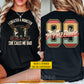 Vintage Personalized Hockey Dad Two-sided T-shirt, I Created A Monster Sport Tees Father's Day Gift For Hockey Lovers
