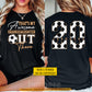 Personalized Soccer Grandparent Two-sided T-shirt, That's My Awesome Granddaughter Out There Sport Tees Gift For Soccer Lovers