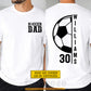 Personalized Soccer Dada Two-sided T-shirt, Soccer Dad Tees Father's Day Gift For Soccer Lovers