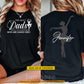 Personalized Ballet Dad Two-sided T-shirt, The Best Dads Have Daughters Who Are Dance Girls Sport Tees Father's Day Gift For Ballet Lovers
