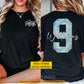Personalized Hockey Mom Two-side T-shirt, Hockey Mom Design Tees Mother's Day Gift For Hockey Lovers