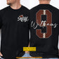 Personalized Football Mom Two-side T-shirt, Football Mom Design Tees Mother's Day Gift For Football Lovers