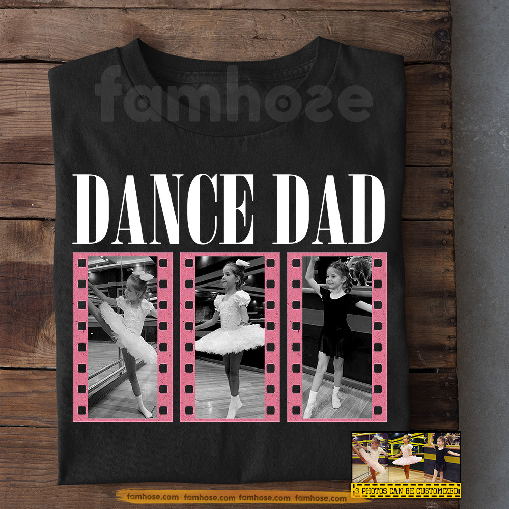 Personalized Ballet Dad T-shirt, Dance Dad Tees Father's Day Gift For Ballet Lovers
