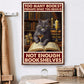 Perhaps What You Mean Is Not Enough Bookshelves, Cat Canvas Painting, Wall Art Decor - Poster Gift For Cat Lovers