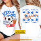 Personalized Soccer Mom Two-sided T-shirt, Soccer Moms Club Tees Mother's Day Gift For Soccer Lovers