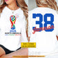 Personalized International Soccer Championship 2026 Two-sided T-shirt, North America Football Tournament 2026 Tees Sport Gift