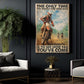 Motocross Dirt Bike Canvas Painting, The Only Time You Should Ever Look Back Wall Art Decor, Poster Gift For Dirt Bike Lovers
