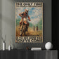Motocross Dirt Bike Canvas Painting, The Only Time You Should Ever Look Back Wall Art Decor, Poster Gift For Dirt Bike Lovers