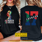 Personalized International Soccer Championship 2026 Two-sided T-shirt, North America Football Tournament 2026 Tees Sport Gift
