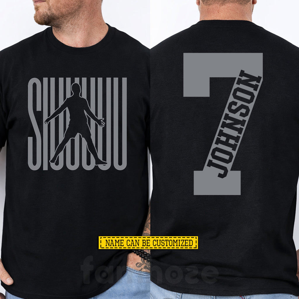 Personalized International Soccer Championship 2026 Two-sided T-shirt, Legendary SIUU Chant Sport Tees Gift For Number 7 Legend Fan, Soccer Lovers