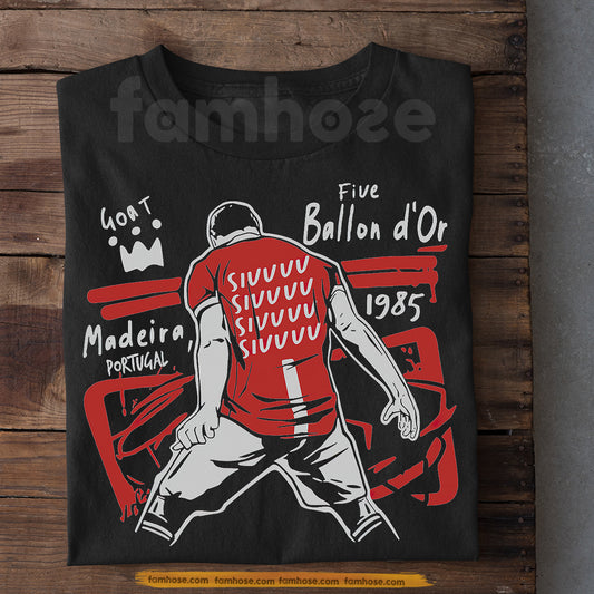 The Goat #7 Soccer T-shirt, Legendary SIUU Chant Sport Tees Gift For Number 7 Legend Fan, Soccer Lovers
