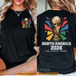 International Soccer Championship 2026 Two-sided T-shirt, North America Football Tournament 2026 Tees Sport Gift