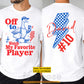 Funny Personalized Sport Duck Two-sided T-shirt, Off To Watch My Favorite Player Sport Tees Gift For Duck Lover