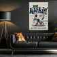 Funny Soccer Canvas Painting, Just Kickin' It Sport Wall Art Decor, Poster Gift For Soccer Lover