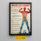 Personalized Soccer Girl Canvas Painting, Soccer Life Lessons Sport Wall Art Decor, Poster Gift For Soccer Lover