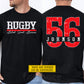 Personalized Rugby Two-sided T-shirt, Blood Sweat Bruises Sport Tees Gift For Rugby Lover