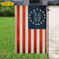 Vintage July 4th 250 Anniversary USA Garden Flag & House Flag, 1776 - 2026 Betsy Ross Outdoor Decor, Independence Day Yard Flag Gift For American Patriot