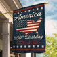 July 4th 250 Anniversary USA Garden Flag & House Flag, America 250th Birthday Outdoor Decor, Independence Day Yard Flag Gift For American Patriot