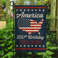 July 4th 250 Anniversary USA Garden Flag & House Flag, America 250th Birthday Outdoor Decor, Independence Day Yard Flag Gift For American Patriot