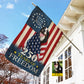 Personalized July 4th Dog 250 Anniversary USA Garden Flag & House Flag, 250 Years Of Freedom Outdoor Decor, Independence Day Yard Flag Gift For Dog Lover