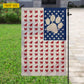 July 4th Cat USA Garden Flag & House Flag, Stars, Stripes And Whiskers Outdoor Decor, Independence Day Yard Flag Gift For Cat Lover