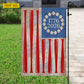 July 4th Baseball 250 Anniversary USA Garden Flag & House Flag, Stars, Stripes And Fastballs Outdoor Decor, Independence Day Yard Flag Gift For Baseball Lover