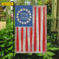 July 4th Baseball 250 Anniversary USA Garden Flag & House Flag, Stars, Stripes And Fastballs Outdoor Decor, Independence Day Yard Flag Gift For Baseball Lover